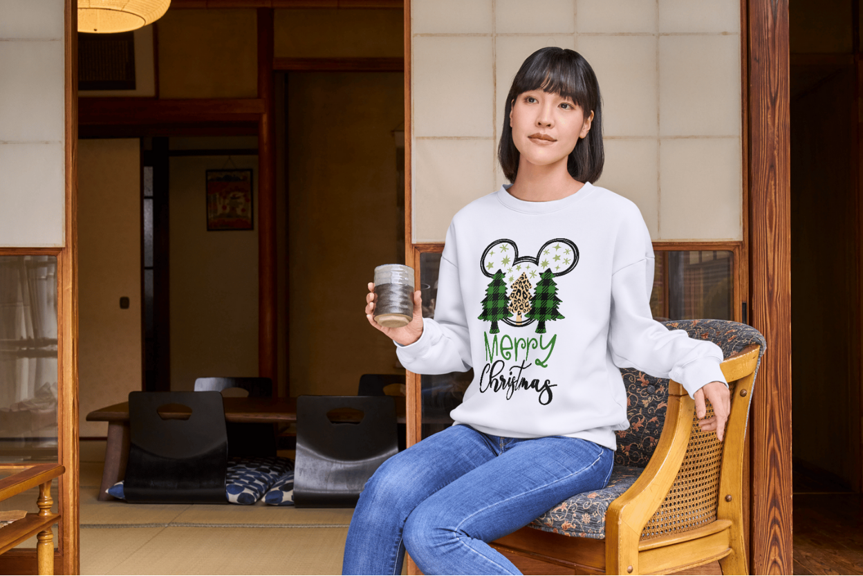 Merry Christmas Pine Unisex Sweater