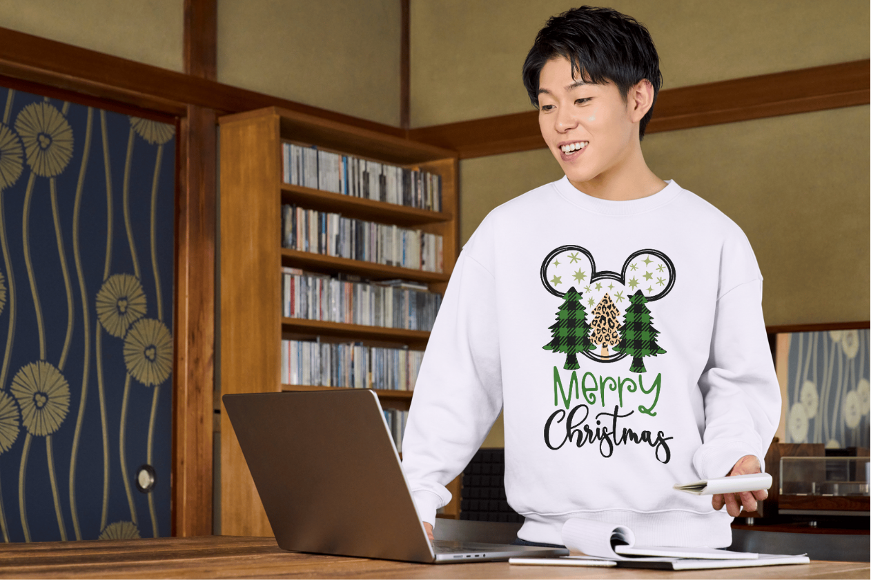 Merry Christmas Pine Unisex Sweater