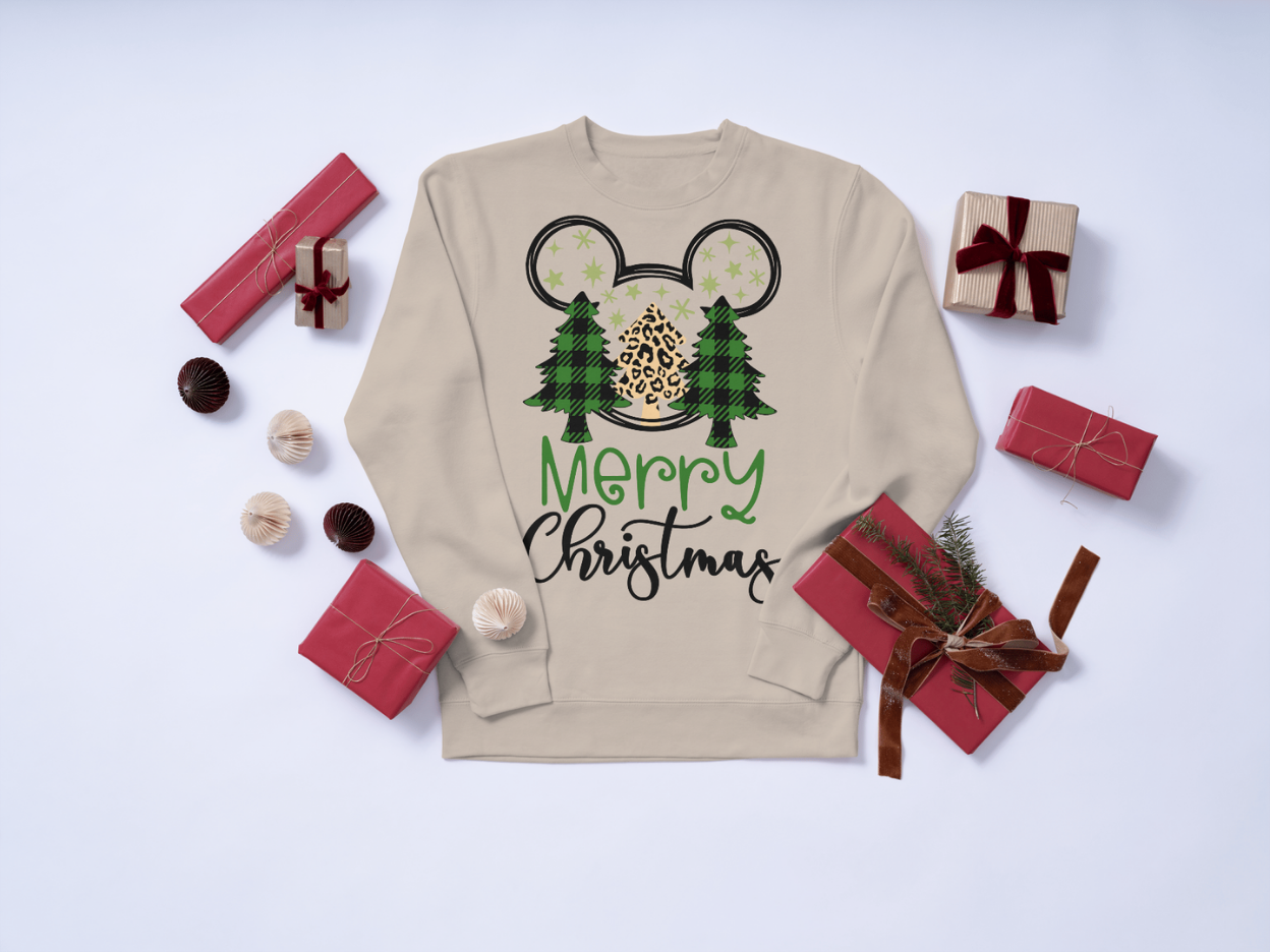 Merry Christmas Pine Unisex Sweater
