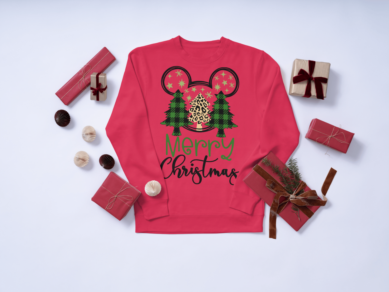 Merry Christmas Pine Unisex Sweater