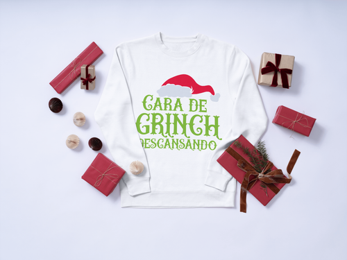 Cara De Grinch Descansando Sweater