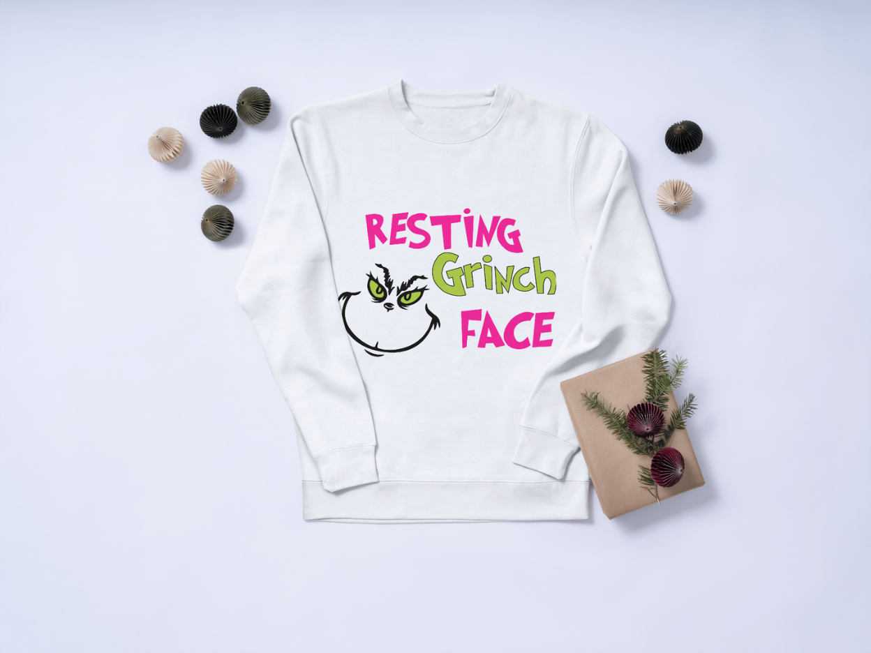 Resting Grinch Face Sweater