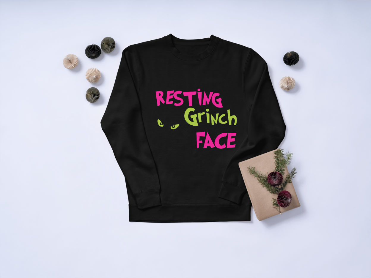 Resting Grinch Face Sweater