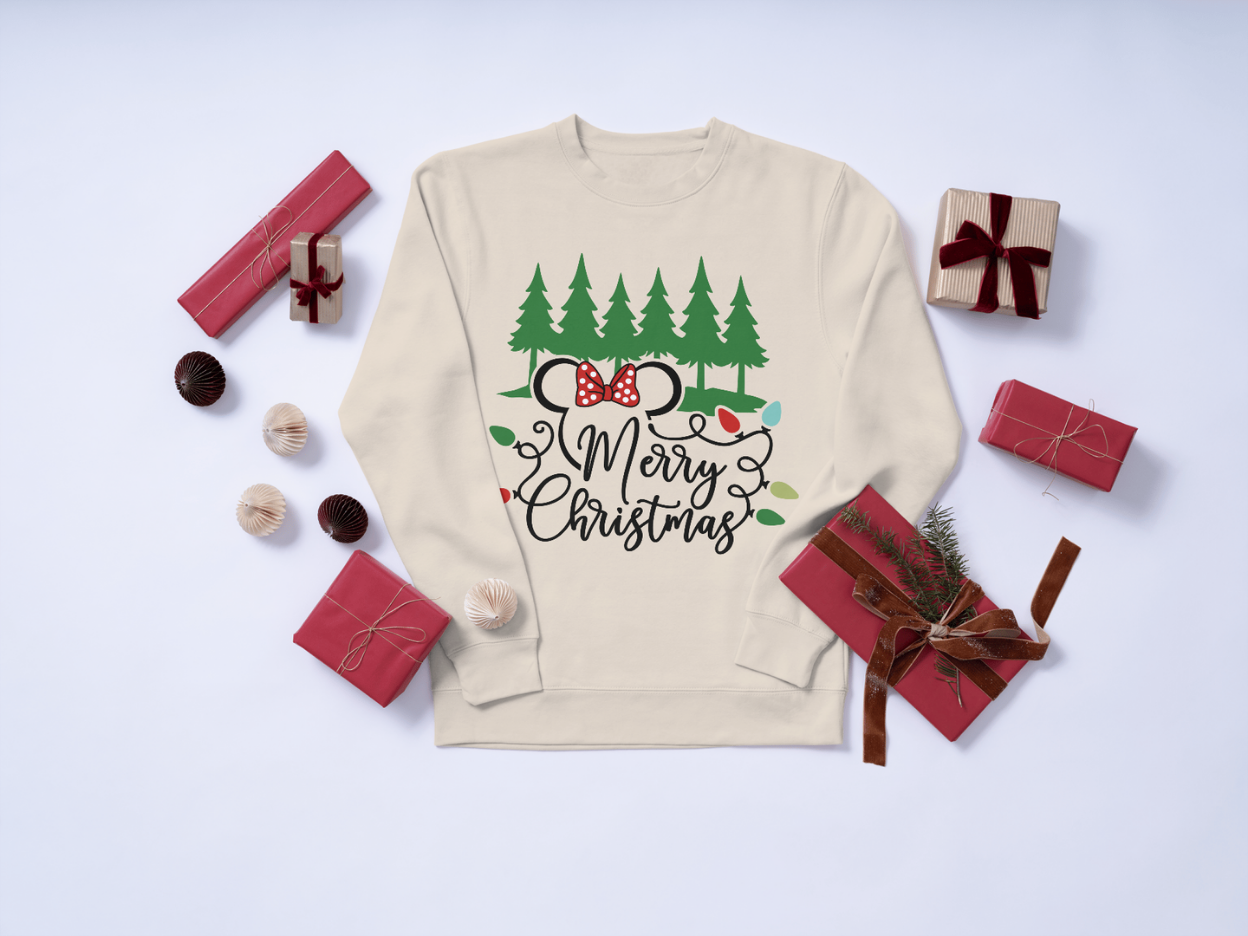 Merry Christmas Minnie Mouse Sweater