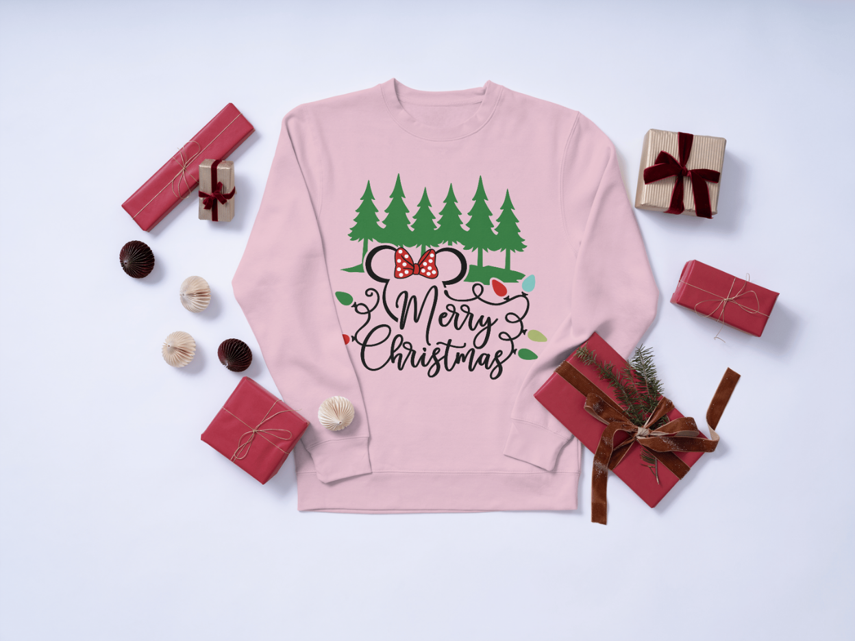 Merry Christmas Minnie Mouse Sweater