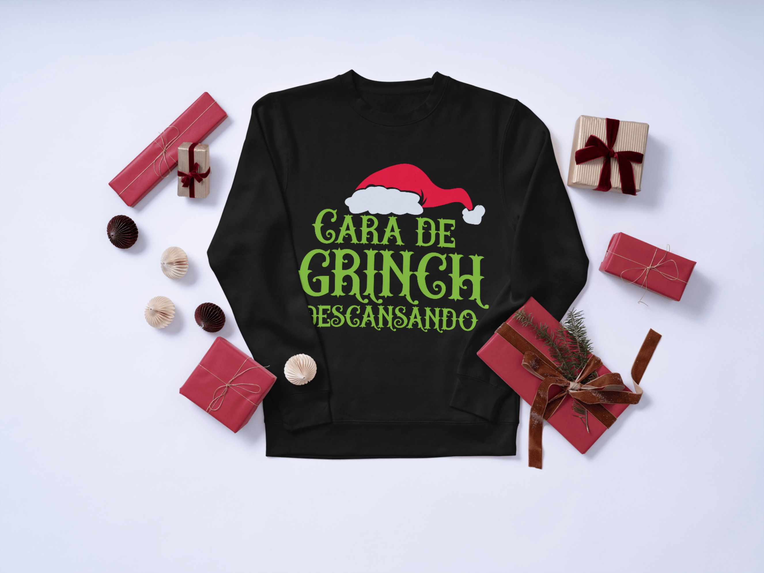 Cara De Grinch Descansando Sweater