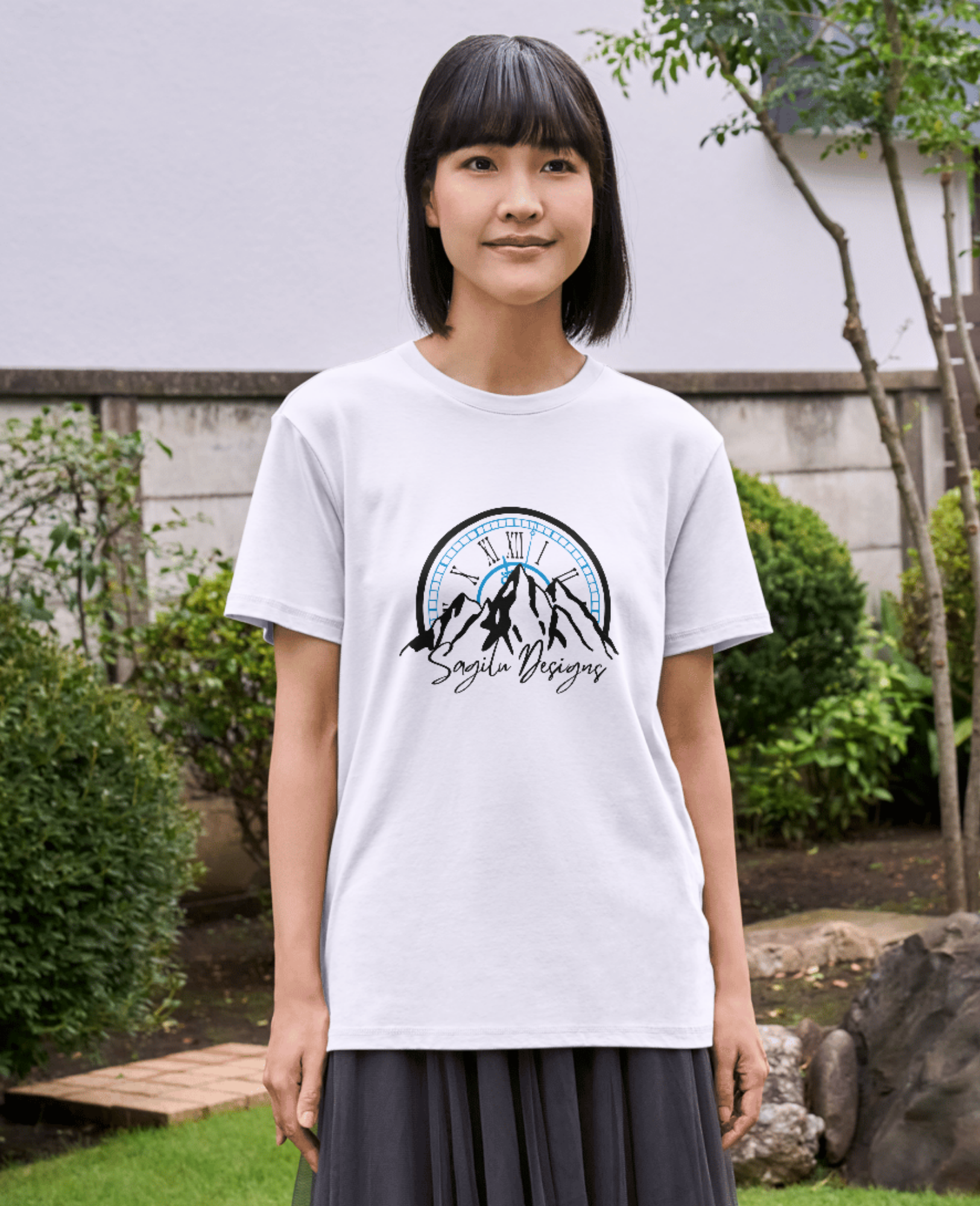 🏔️ Sagilu Mountain Minimal Tee ✨