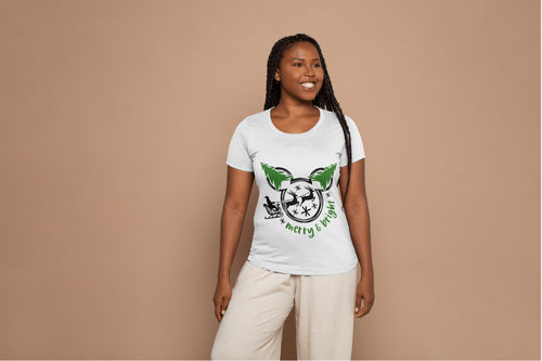 Merry & Bright Unisex T-Shirt.