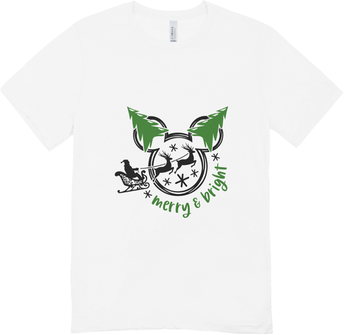 Merry & Bright Unisex T-Shirt.