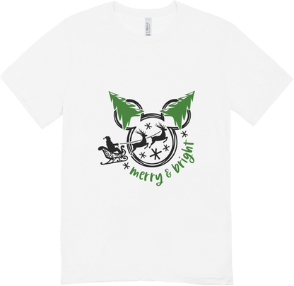Merry & Bright Unisex T-Shirt.