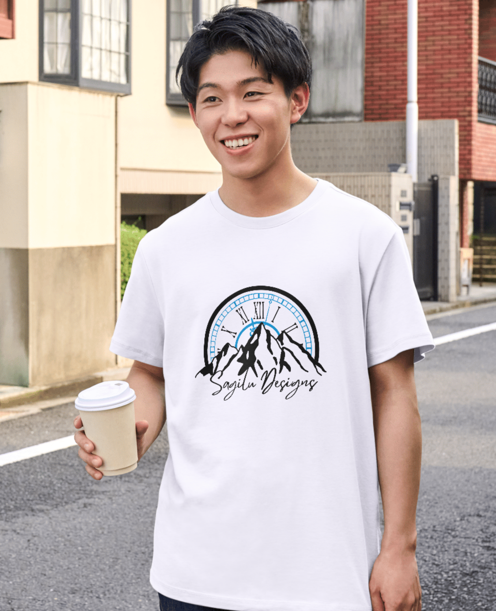 🏔️ Sagilu Mountain Minimal Tee ✨
