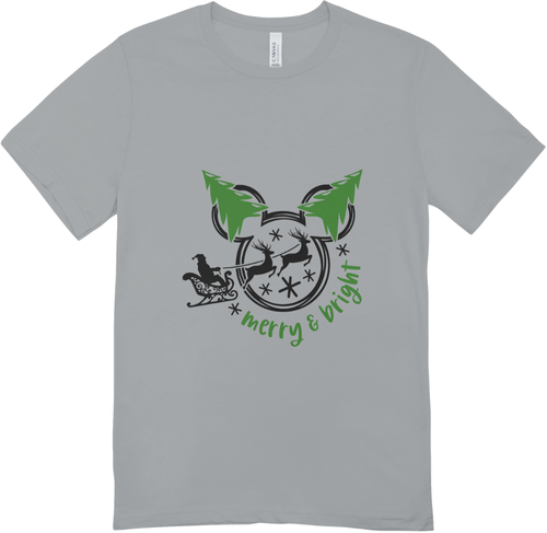 Merry & Bright Unisex T-Shirt.