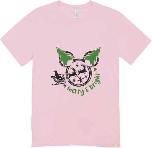 Merry & Bright Unisex T-Shirt.