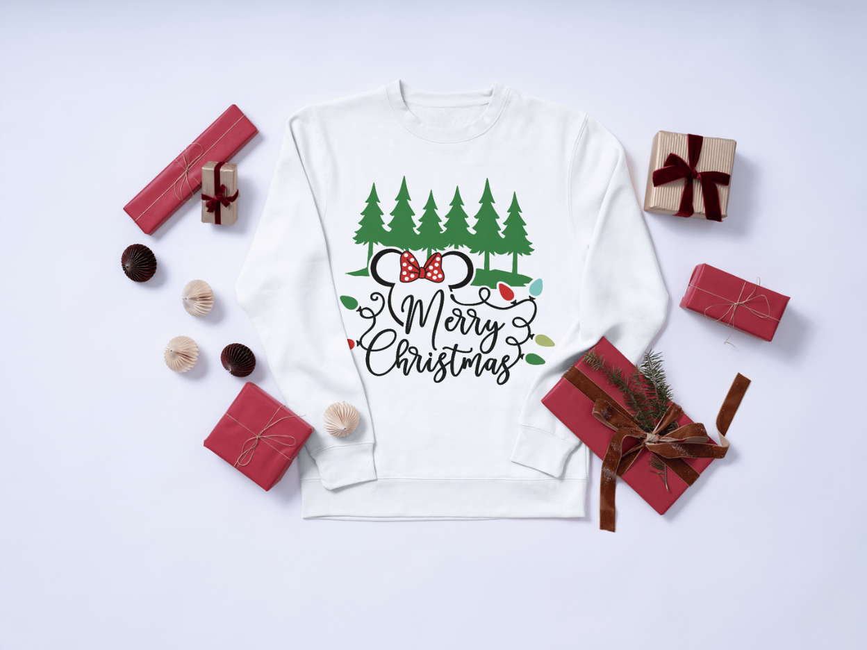Merry Christmas Minnie Mouse Sweater